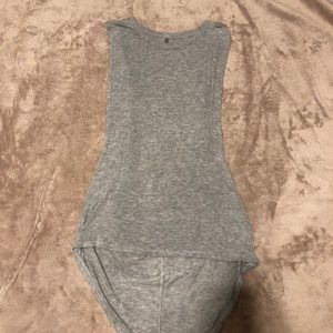 Stringy Grey Tank Top